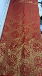 Jacquard Vermelho com Dourado LITÚRGICO