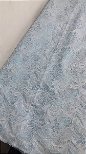 Jacquard Azul BB com Branco