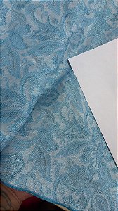 Jacquard Azul Turquesa