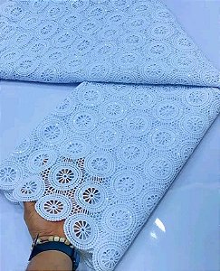 Africano Branco Bordado