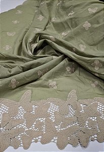 Lesse Verde Barrado Borboleta