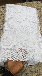 Africano Branco Bordado