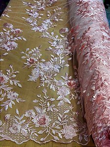 Tule Rose 3D Luxo