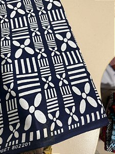 Ankara 100% algodão (AZUL)