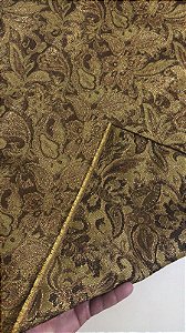 Jacquard Ouro Velho com Cobre