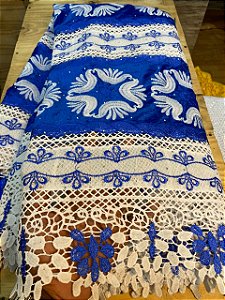 Africano Azul com Creme Luxo