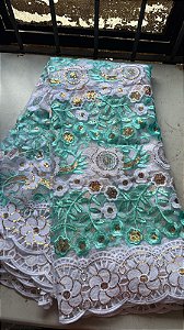 Africano Verde com Branco Luxo