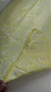 Jacquard Amarelo com Dourado