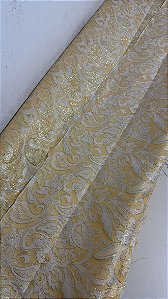 Jacquard Amarelo com Dourado
