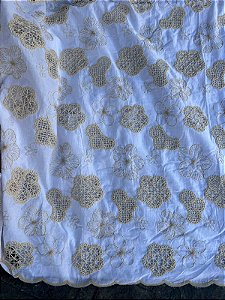 Rechilieu Branco Bordado