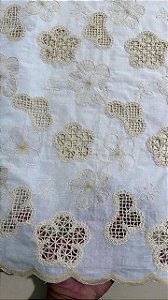 Rechilieu Branco Bordado