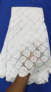 Africano Branco Bordado