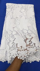 Africano Branco Bordado