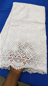 Africano Branco Bordado