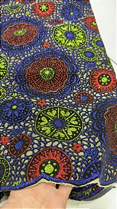 Africano Bordado Luxo