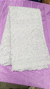 Africano Branco Bordado