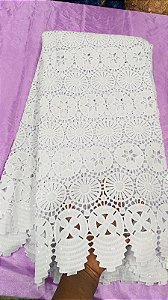 Africano Branco Bordado