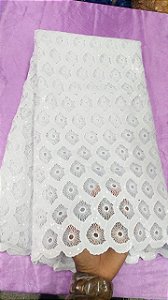 Africano Branco Bordado