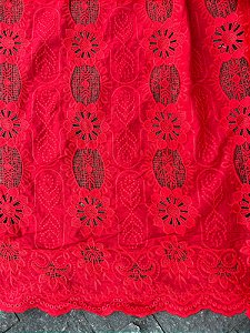 Rechilieu Vermelho Bordado