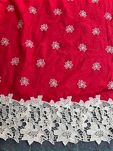 Lesse Vermelho Barrada Luxo