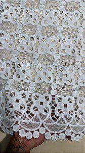 Africano Branco Bordado Luxo