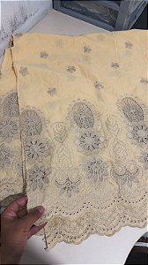 Retalho - Rechilieu Amarelo Bordado