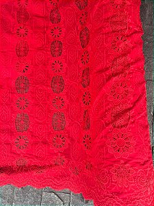Rechilieu Vermelho Bordado
