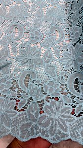 Rechilieu Azul Tiffany Bordado