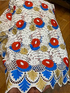 Africano Bordado Luxo