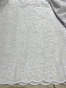 Lesse Branco 3D Bordado