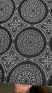 Jacquard Preto com Branco