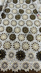 Africano Branco com Verde Luxo