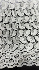 Africano Branco Bordado Luxo