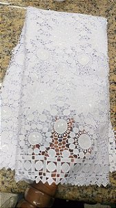 Africano Branco Bordado