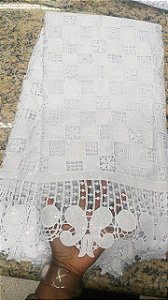 Africano Branco Bordado