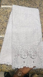 Africano Branco Bordado