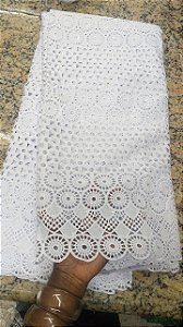 Africano Branco Bordado