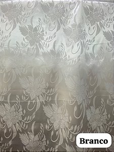 Cetim Branco Jacquard