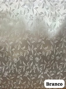 Cetim Branco Jacquard