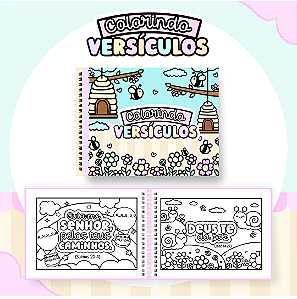 Livro para Colorir Versículos 5