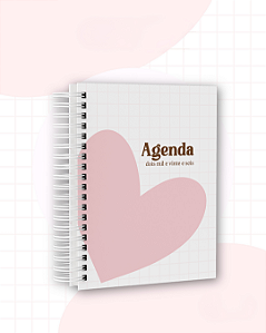 Agendas 2026 Feminina Personalizadas | Coração