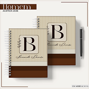 Agenda Masculina 2026 Personalizada | Terroso