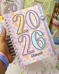 Planner Semanal 2026 – Organização da Semana com Estilo | Flores Coloridas