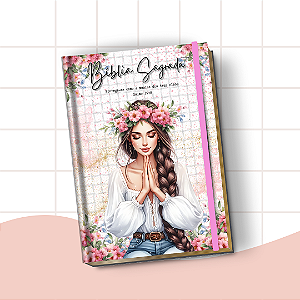 Bíblia Letra Hiper Plus com Harpa – Leitura Confortável e Edição Completa | Menina Orando