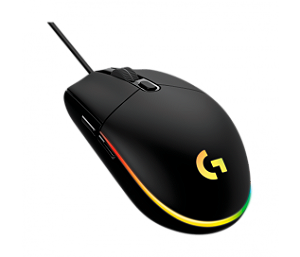 Mouse Gamer G203 RGB Lightsync 6 botões 8000Dpi Preto Logitech