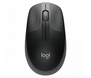 Mouse sem fio Wireless M190 Preto/Cinza Logitech