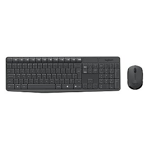 Teclado + Mouse sem fio Wireless Logitech MK235