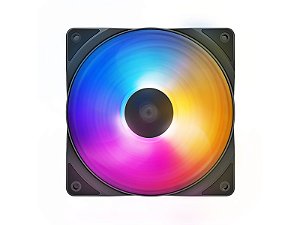 Fan Unitária Gamer 120mm DeepCool RF120 FS com Iluminação LED