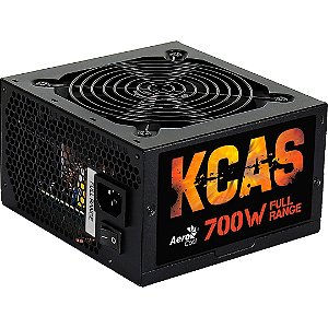 Fonte Gamer ATX KCAS 700W 80 Plus Bronze APFC Aerocool