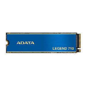 SSD 1TB Adata Legend 710 M.2 NVME 2280 PCIe GEN3x4 1.4 Leitura: 2.400 MB/s Gravação: 1.800 MB/s ALEG-710-1TCS